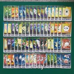 Pokemon Bandai Carddass Complete Set All 153 Cards + File 000 Starters Checklist