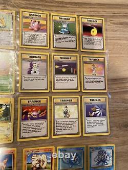 Pokemon Card Lot 135 Cards! All Original Pikachu Some 1st Edition Base Set