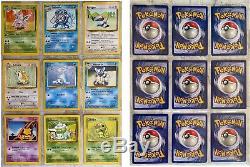 Pokemon Cards Complete Base Set 1 Unlimited (1999) All Cards 102/102 CHARIZARD