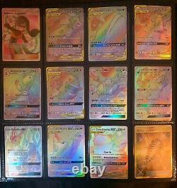 Pokemon Cards Team UP near master set ALL GX /Half/Full Arts/Secret/RR/Promos