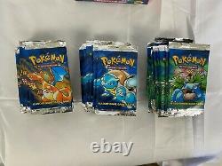 Pokemon Cards WOTC Base Set Booster Box with All Booster Packs Opened