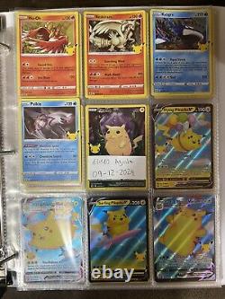 Pokemon Celebrations Complete Master Set All 50/50 Cards + Promos And Binder