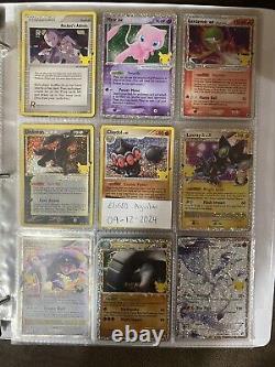 Pokemon Celebrations Complete Master Set All 50/50 Cards + Promos And Binder