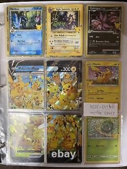 Pokemon Celebrations Complete Master Set All 50/50 Cards + Promos And Binder