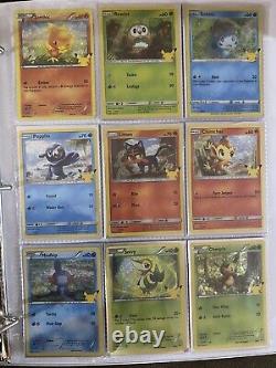 Pokemon Celebrations Complete Master Set All 50/50 Cards + Promos And Binder