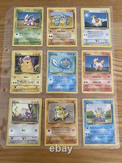Pokemon Complete Base Set Played Condition All 102 Cards