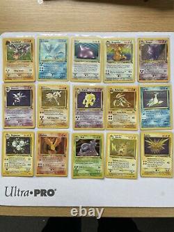 Pokemon Complete Fossil Set 62/62 All Cards Included WOTC 1999