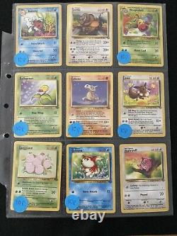 Pokemon Complete Jungle Full Set 64/64 All Cards And Holos PLAYED Condition