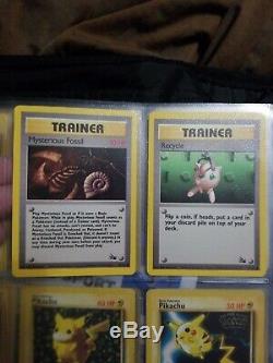 Pokémon FOSSIL Complete Set All Cards 62/62