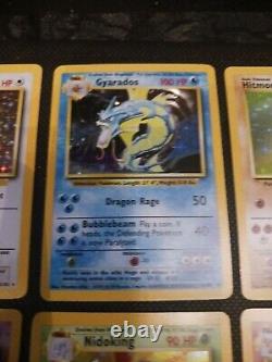 Pokémon Lot Base Set Unlimited 12 Halo Cards 1999 WOTC English All NM