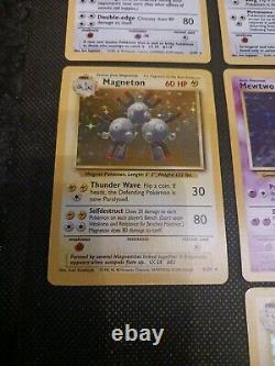 Pokémon Lot Base Set Unlimited 12 Halo Cards 1999 WOTC English All NM