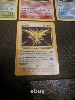 Pokémon Lot Base Set Unlimited 12 Halo Cards 1999 WOTC English All NM