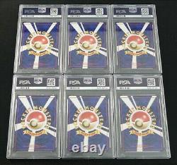 Pokemon Southern Islands Japanese (All holos, 6 cards) PSA 9 Set Mint