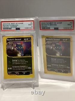 Pokemon TCG 2003 Best Of Game 100% Complete Master Set Graded! All 15 Cards