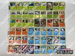 Pokemon TCG REBEL CLASH COMPLETE 174 CARD SET ALL VMAX V HOLO RARE UNC COM