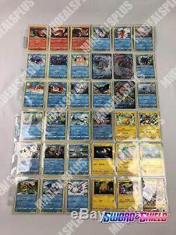 Pokemon TCG SWORD & SHIELD COMPLETE 186 CARD SET ALL VMAX V HOLO RARE UNC COM