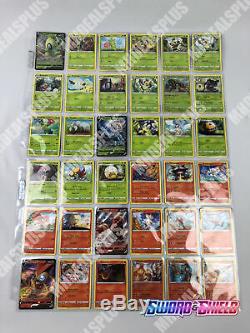 Pokemon TCG SWORD & SHIELD MASTER SET COMPLETE 381 CARD SET ALL REVERSE HOLO