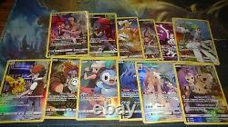 Pokémon TCG S&M Cosmic Eclipse Holo Secret Rare Full Art Set (ALL CARDS) EN