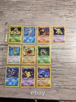 Pokemon Team Rocket Complete 65/82 Cards of non Holo master set Dark Charizard