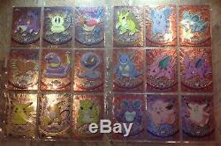 Pokemon Topps Chrome Complete Set Series 1 2 & 3 All 151 Cards Mint Condition