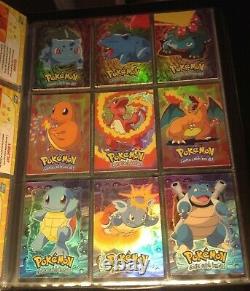 Pokemon Topps RAINBOW HOLO FOIL The 1st Movie Complete Set All 72 Cards RARE