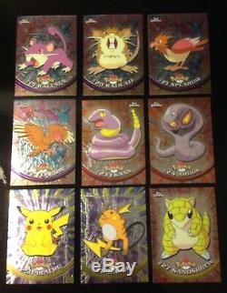 Pokemon Topps Series 1 Complete Chrome Set All 78 Cards Mint Condition