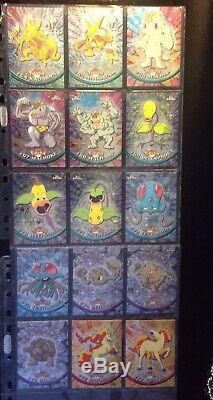 Pokemon Topps Series 1 Complete Chrome Set All 78 Cards Mint Condition