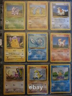 Pokemon cards, base set, all 102/102 English set with 1st ed Machamp, near mint