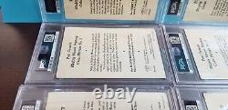 Post Cereal 1957 Complete MIGHTY MOUSE Rc Set PSA Graded ALL 6 Cards RARE