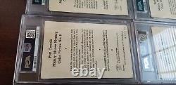 Post Cereal 1957 Complete MIGHTY MOUSE Rc Set PSA Graded ALL 6 Cards RARE