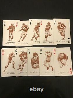 RARE 1963 Official NFL All Time Greats Stancraft Playing Cards SET NM-MT WithBox