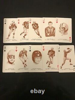 RARE 1963 Official NFL All Time Greats Stancraft Playing Cards SET NM-MT WithBox