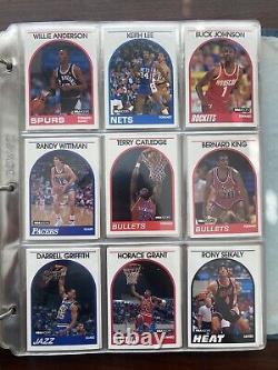 RARE 1989 NBA Hoops Trading Cards FULL SET ALL NEAR MINT only 1 Missing