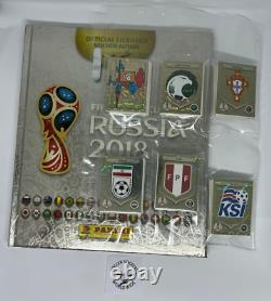 Russia 2018 Complete Set With All Sticker Platinum Edition Hard Cover Central Am