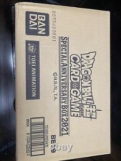 (SET OF 4) Dragon Ball Super Card Game Anniversary Box 2021 Case (All Artworks)
