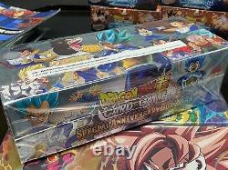 (SET OF 4) Dragon Ball Super Card Game Anniversary Box 2021 Case (All Artworks)