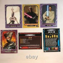STAR WARS GALACTIC FILES SERIES 1 (2012) Complete Card Set 350 + ALL 58 Chase