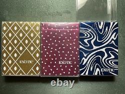 Set Of Organic Playing Cards Exotic Edition Playing Cards! All 3 Editions