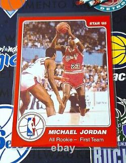 Star'85 Michael Jordan All Rookie- First Team Card 2 of 11 Reprint