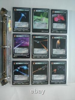 Star Trek CCG Blaze of Glory Complete 130 card set + all 18 foil cards un-played