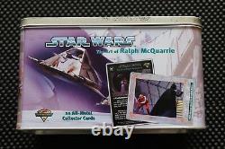 Star Wars The Art of Ralph McQuarrie ALL METAL TRADING CARD SET RARE SET 1996