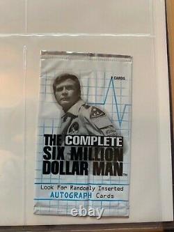 The Complete Six Million Dollar Man Master Card Set ALL Autographs Rittenhouse