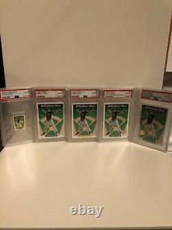 The Holy Grail! 1993 Topps Set Of 5 Derek Jeter Rc Rookie Card All Psa 10 Rare