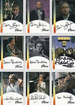 The Prisoner Complete Set of all 24 Pack Inserted & Incentive Auto Cards