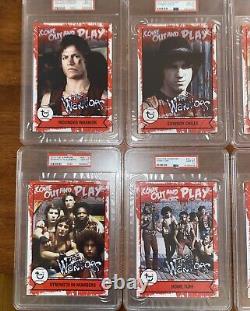 The Warriors- TOPPS Trading Cards The Complete Set ALL PSA 10