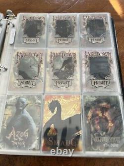 The hobbit the desolation of smaug complete set card With All Insert Set Master