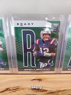 Tom Brady spellbound Complete Set 2020 green, Rare finished set all cards