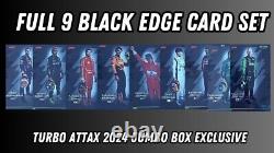 Topps F1 Turbo ATTAX 2024 Black Edge Cards Complete Set All 9 Cards