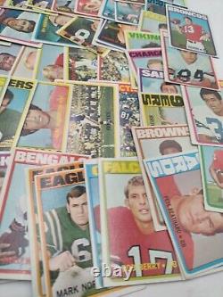 Topps Football Cards Set 1972 All Common Cards 154 Total