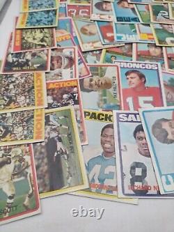 Topps Football Cards Set 1972 All Common Cards 154 Total